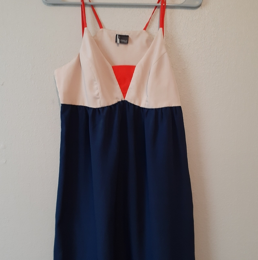 UO Sparkle and Fade Strappy Colorblock Dress